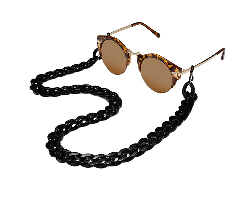 Anti-lost Acrylic Fashion Chain Strap Multicolor Chunky Tortoise Sunglass Chains
