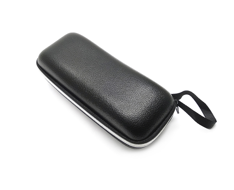 Sunglasses Case Box PU Custom Logo Zipper Glasses Case Sunglasses Leather Promotion