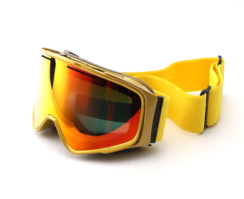 2022 Custom badge custom logo frameless ski goggles high quality practical ski goggles TPU frame PC lens ski goggles