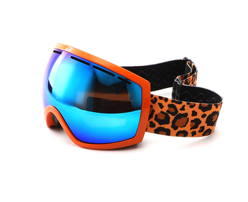 High-end custom logo ski goggles winter unisex anti-fog ski goggles UV400 anti-ultraviolet ski goggles