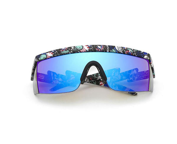 2022 Newest design colorful Irregular Large Frame Sunglasses