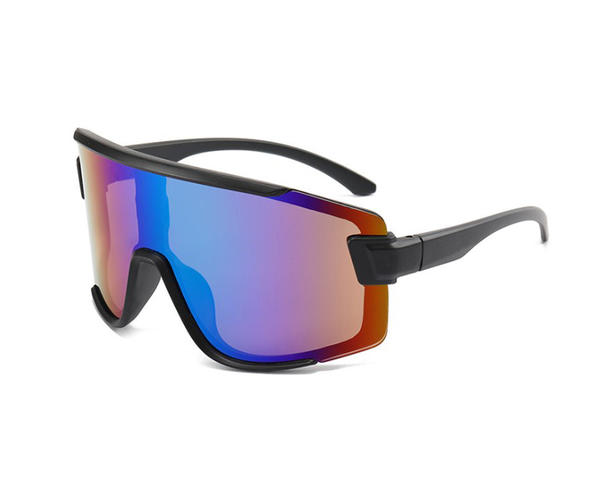 2022 new men's sunglasses trendy colorful big frame sports sunglasses women's outdoor cycling glasses