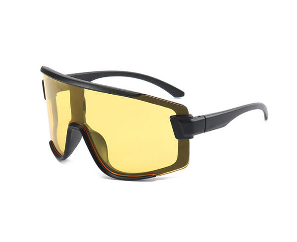 2022 new men's sunglasses trendy colorful big frame sports sunglasses women's outdoor cycling glasses