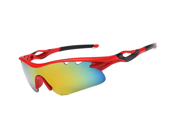 Wholesale cycling glasses polarized sunglasses outdoor set sports glasses bicycle windproof sunglasses interchangeable 4lens set