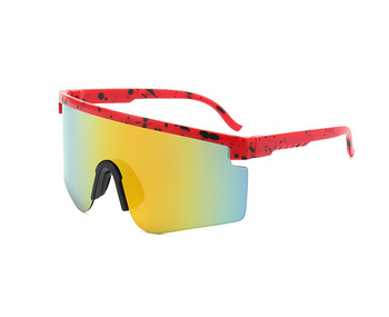New style outdoor big frame big lens men's sunglasses sports cycling sunglasses